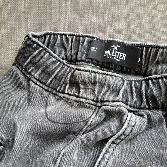 Hollister | Grey skinny jogger denim  acid wash woman's Jean - Picture 10 of 12